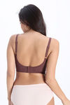 Zivame Freeform Padded Non Wired Full Coverage Lace Bra - Chocolate Fondant — thumbnail 4